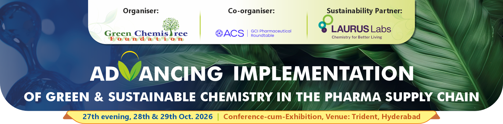 Advancing Implementation of Green & Sustainable Chemistry in the Pharma Supply Chain